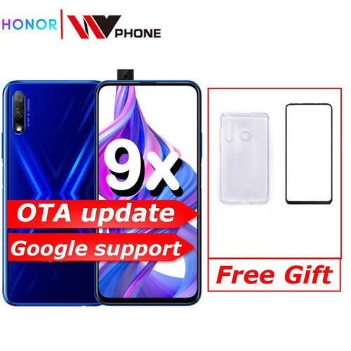 Honor 9X Smart Phone Kirin 810 Octa Core 6.59 inch Lifting Full Screen 48MP Dual Cameras 4000mAh GPU Turbo Mobile Phone